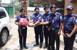 ভেদরগঞ্জ সার্কেল অফিস পরিদর্শন করলেন পুলিশ সুপার