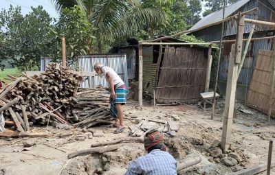 শৌলপাড়ায় প্রতিবেশির জমি দখলের অভিযোগ ইদ্রিস বেপারীর বিরুদ্ধে