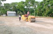 ডামুড্যায় ৫ বছর পর ঠিকাদার থেকে উদ্ধার খেলার মাঠ